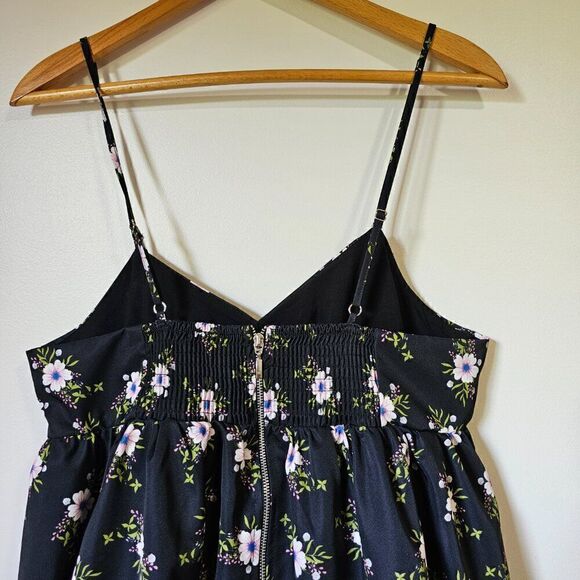 NWT FREE PEOPLE FLORAL IN A BUBBLE MINI DRESS OB1725278 SIZE L / 12 - Picture 6 of 16